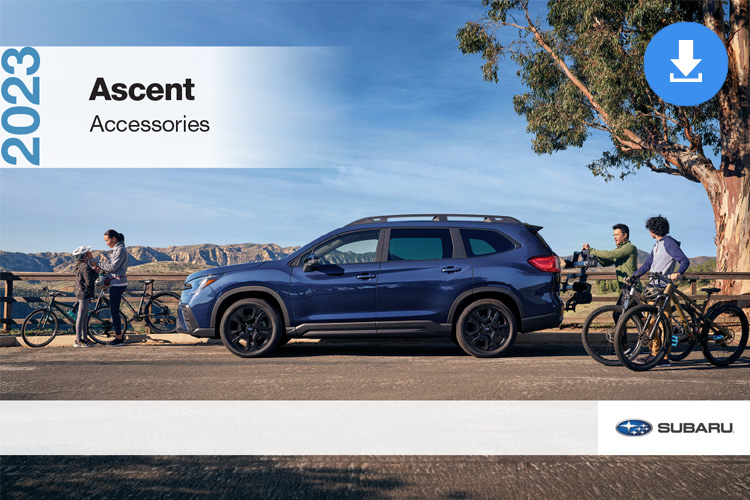 2022 Subaru Ascent Accessories Brochure cover image